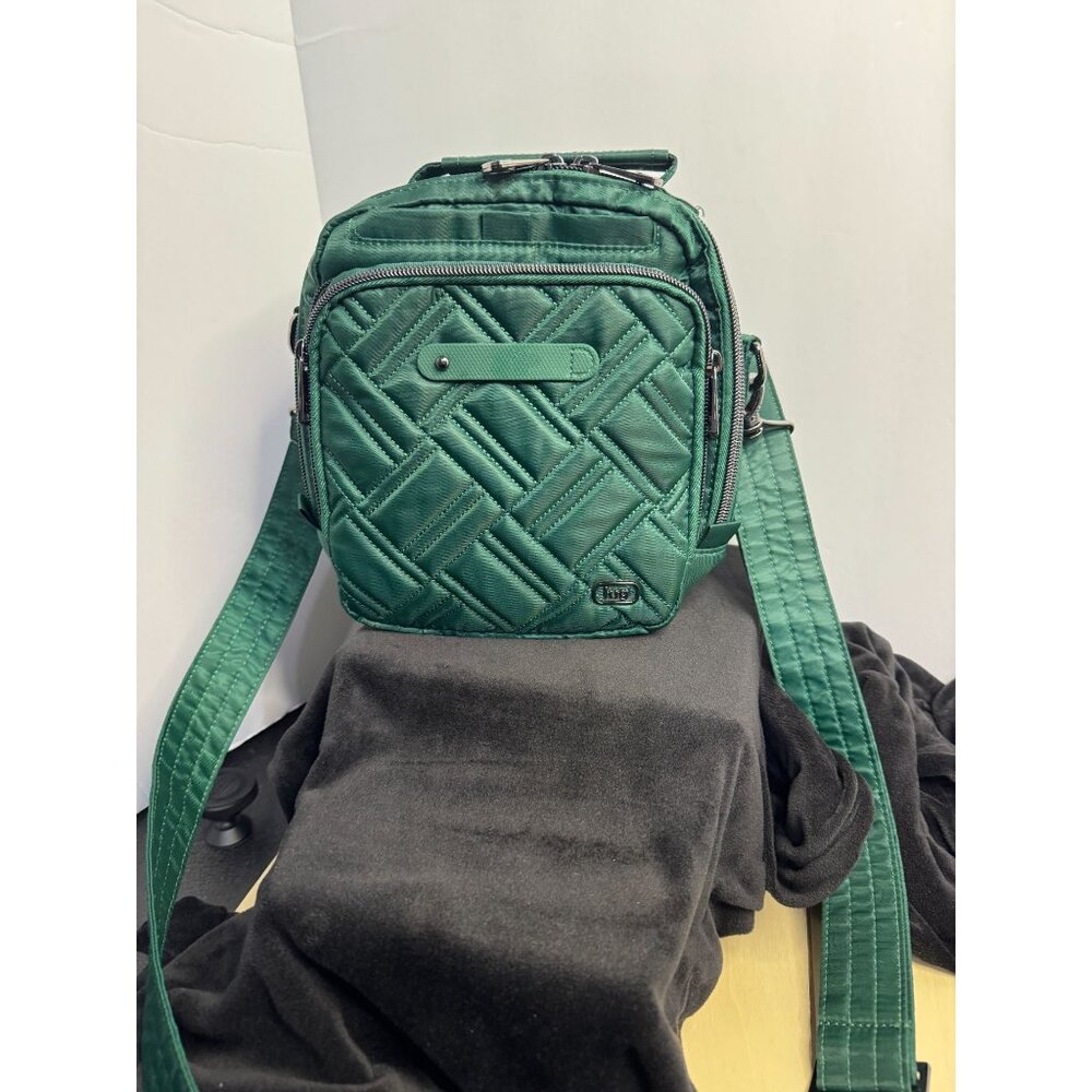 Lug Skeeter Bridge Convertible Crossbody - Wickedly Green NWT